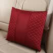 Wufu Jinniu Office lumbar car cushion breathable slow rebound pillow red