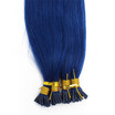 1gs 100g Human Virgin Hair Blue Pre-bonded Keratin Stick I-tip Hair Extensions