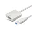 Branch USB30 to VGA Converter USB External Graphics VGA Adapter NotebookDesktop Computer USB Turn Projector LK-UV001 Black