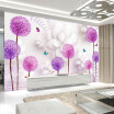 3D Stereo Dandelion Wall Mural Wallpaper Beautiful Flower Interior Decor Mural Modern Simple Living Room TV Sofa Backdrop Fresco