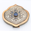 New Ethnic Body Jewelry Turkish Women Retro Crystal Flowers Metal Portable Mirror Comb Set Makeup Mirror Vintage Cosmetic Mirror