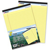 Kesha KAISA KS-01964 yellow legalpad American paper with tape 50 pages 216 298mm 2 installed
