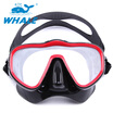 Whale Brand Professional Diving Mask Goggles Wide Vision Watersports Equipment With Anti-fog One-piece lens Tempered glass