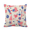 USA Balloon Candy Heart Flag Star Festival Square Throw Pillow Insert Cushion Cover Home Sofa Decor Gift