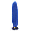 1gs 100g Human Remy Hair Blue Keratin Flat tip Hair Extensions