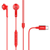 Baseus Type-C Mobile Phone Headphones Music Earphones In-Ear Headphones TypeC Mobile Phone Interface HiFi Class Sound Quality Black