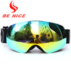 Be Nice Brand Outdoor children skiing goggle with Detachable Dual Layer Anti-Fog Double Lens Ski & Snowboard glasses Snow-4700