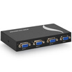 Fuji Kashiwa 025 VGA Switcher 4 In 1 Out 4 In 1 HD Computer Video Display Converter 4 Port 4 Screen Sharer