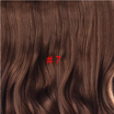Wavy Clip in Hair 4 Clips 190gpc Heat Resistant Fiber 24 inch Stretched Pure Color Synthetic Hair Extensions for Women