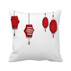 Red Lanterns Chinese Year of Rooster Square Throw Pillow Insert Cushion Cover Home Sofa Decor Gift