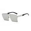 Fashion Oversized Square Men Sunglasses Hot Popular Women UV400 Gradient Vintage Brand Designer Eyeglasses Frames Rimless Glass