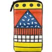 Kinbor creative pencil bag large capacity stationery bag student school supplies neon sleeping bag DTB6258