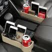 Huashi car storage box storage box car storage box seat quilting storage box special storage box - passion red pair