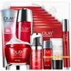 Olay Olay Fresh Essence Firming Gift Set 6pcs Red Bottle Cream 50gLiquid Water 150ml Cleanser 120g Eye Cream 15ml Mask 2pcs