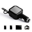 YooCar Car Charger One To Two Cigarette Lighter Converter Car Charger Headset Quick Charge Multifunction Cigarette Lighter USB Transfer Interface Expansion Black Gold