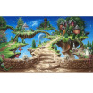 Photo Wallpaper 3D Stereo Cartoon Fairy Tale Castle Mural Kids Bedroom Living Room Amusement Park Backdrop Wall Painting Fresco