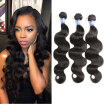 ELees Hair Products 8A Brazilian Virgin Hair Body Wave 3 Bundles Unprocessed Human Hair Bundles Virgin Hair Natural Black Color