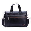 Handmade Briefcase Top Grain Leather Laptop Bag Messenger Shoulder Bag for Business Office 13 inch Macbook