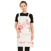 Flamingo Leaf Pattern Apron For Women Cooking Baking Adult Bibs Coffee Shop Cleaning Aprons Kitchen Accessories