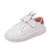 Spring Children Sneakers Kids Shoes Girls sequined rabbit ears Outdoor Casual Shoes Girls Princess Bow tie Sport Shoe