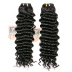 YAVIDA Hair 2 Bundles Malaysian Deep Wave Virgin Hair 100 Curly Weave Human Hair Extension