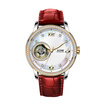 Luxury ADW Brand Ladies Watch Pearl Dial Leather Strap Automatic Mechanical Watch Women Clock Waterproof Fashionable Watch