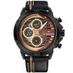 Naviforce Mens Watches Top Brand Luxury Waterproof 24 Hour Date Quartz Watch Man Leather Sport Wrist Watch Men Waterproof Clock