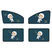 40000 km car magnet sunshade curtain summer cartoon sunscreen insulation sunshade car side window visor SWY1122
