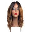 Women Ombre Color Lace Front Human Hair Wigs with Baby Hair Pre-Plucked Hairline Remy Brazilian Hair Cheap Sale Free Shipping