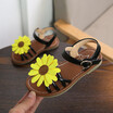 Summer Children Shoes Girls Sandals 2018 New Fashion Sun Flower Baby Non-slip Beach Shoes Kids Open Toe Flat Princess Shoes