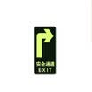 Teng Chi CT fire fluorescent safety export luminous light stickers evacuation signs direction signs luminous waterproof&wear-resistant warning stickers A01 straight safety exit