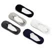 Langsha boat socks mens socks thin section mens invisible socks low to help cotton shallow mouth silicone non-slip short socks dark gray 2 light gray 2 white 1