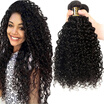 YAVIDA Hair Malaysian Curly Hair Weave Malaysian Virgin Hair 3 Bundles Afro Kinky Curly hair Style Deal of the day Sexy