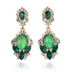 2018 new design luxury vintage drop dangle earring big jewelry for women e847