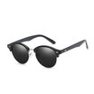 Retro Rivet Polarized Sunglasses Men 2018 Classic Brand Designer Unisex Polarized Sun Glasses Half Frame Oculos Gafas
