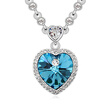 Heart Necklaces Pendants Crystal from Austrian Elements Vintage Fashion Jewelry Necklaces For Women 10800