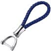 Zobo genuine car key chain 360 degree rotating double key ring braided rope key pendant ZB-901 white car ornaments gift birthday gift