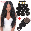 Brazilian Virgin Hair Body Wave With Closure Brazilian Hair With Closure Wet And Wavy With Closure 7a Unprocessed Virgin Hair