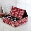 Western SIVIN 24 mirror flower blue storage box underwear panties socks storage box drawer divider storage box