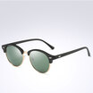 Unisex Polarized Round Sunglasses