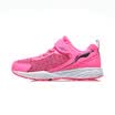 Li Ning childrens shoes female childrens sports shoes shock absorption wear Li Ning Yun bottom Velcro children running shoes YKFN052-2 fluorescent fruit powder standard black 315