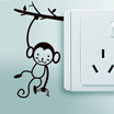 Monkey Wall Sticker For Switch Decoration Vinyl Home Decal