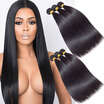 YAVIDA Hair Human Hair Products 3bundles Brazilian Virgin Hair straight Human Hair Extension Natural
