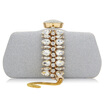 Milisente 2018 New Arrival Women Rhinestone Clutch Ladies Suede Bag Tassels Evening Bags Female Clutches Wedding Purse