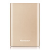 Newsman 2TB USB31Type-C Hard Drive Aluminum Radiator Shockproof Magnetic Wearproof Data Storage Copy Xiangyun Gold 25 Inch