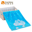 Yong Liang Towel Home Textiles Doraemon Cartoon Face towel Cotton Moisture Soft Water wash Child Towel Blue 50g Article 25x50cm