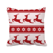 Christmas Elk Star Red Festival Square Throw Pillow Insert Cushion Cover Home Sofa Decor Gift