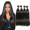 YAVIDA Hair Brazilian Straight Hair Weave 4 Bundles Natural Hair Extensions virgin Brazilian