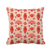 Japan Vase Teapot Fan Sakura Square Throw Pillow Insert Cushion Cover Home Sofa Decor Gift