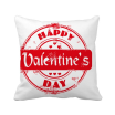 Postmark Happy Valentines Day Red Square Throw Pillow Insert Cushion Cover Home Sofa Decor Gift